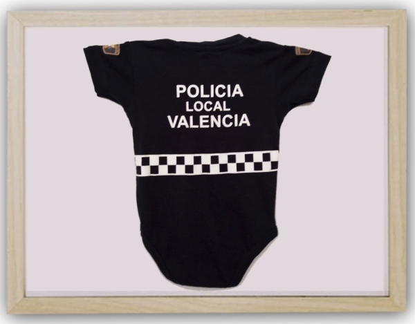 Body bebé policía local valencia detrás